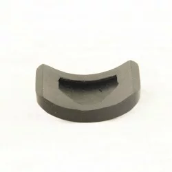 Rectangular pedal rubber with chevrons D1780-4