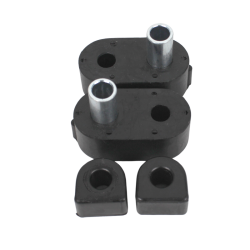 Kit silentblocs barre stab 12mm R4L 12mm entretoise longue (les 4)
