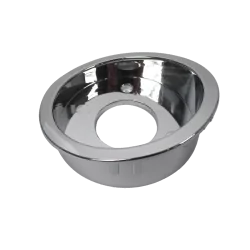 D6184-2 support clignotant avant droit 2cv chromé