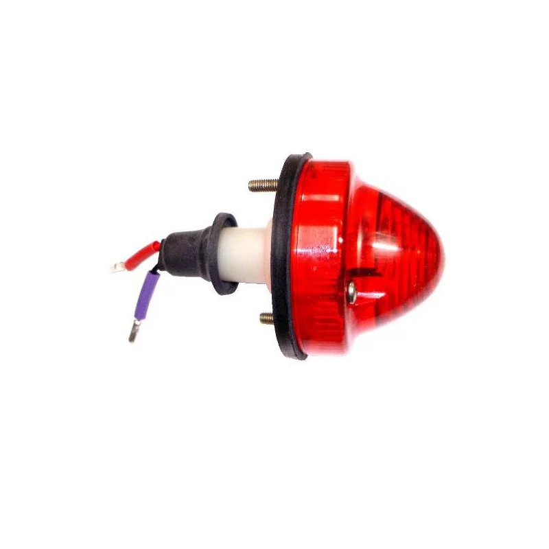 2-wire red round rear light D6260