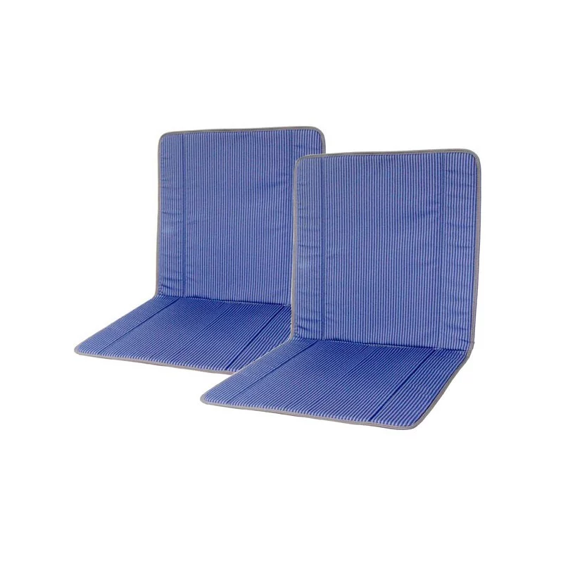 Garnitures de sièges Bayadère Bleue D181