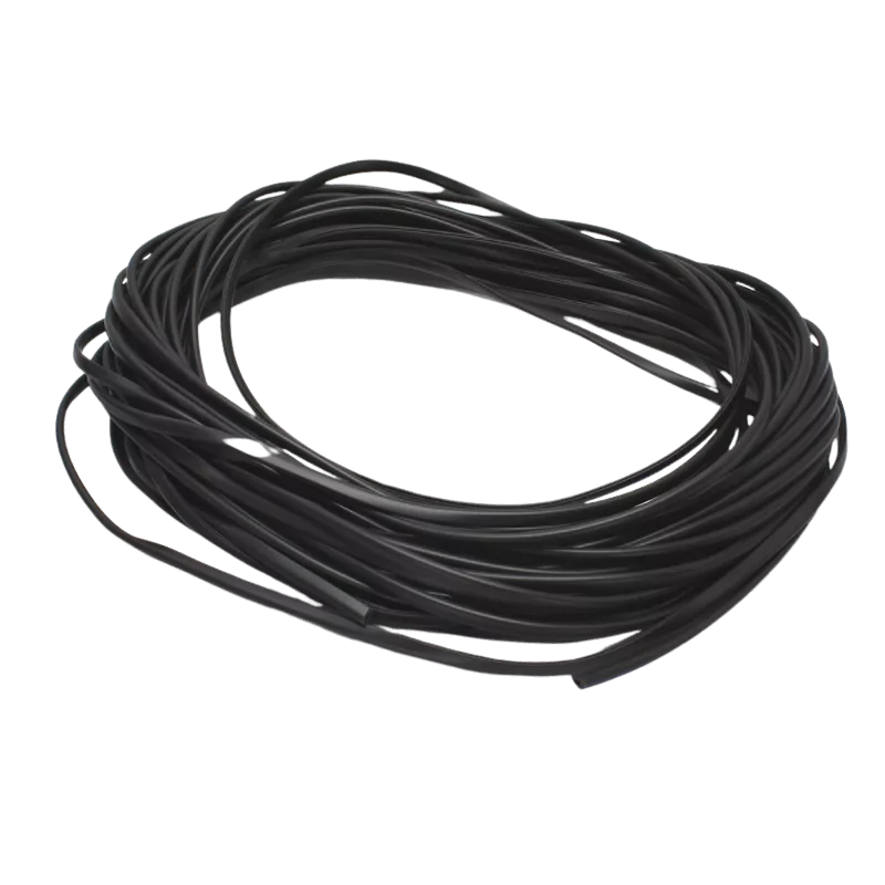 RL73500 Jonc de gouttière de toit noir , le rouleau de 25m 4L