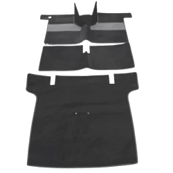 RL82101 Kit Moquettes R4L AV+AR+Coffre Noir