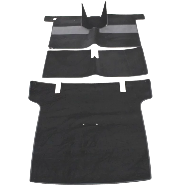 RL82101 Kit Moquettes R4L AV+AR+Coffre Noir