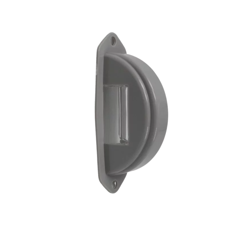 D6296 Cabochon d'éclairage de plaque Citroen 2cv AZU gris rosé