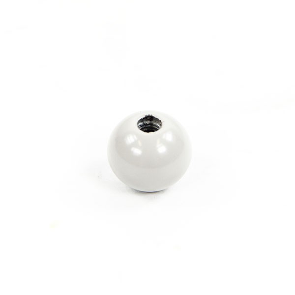 Gray steel heating trackball