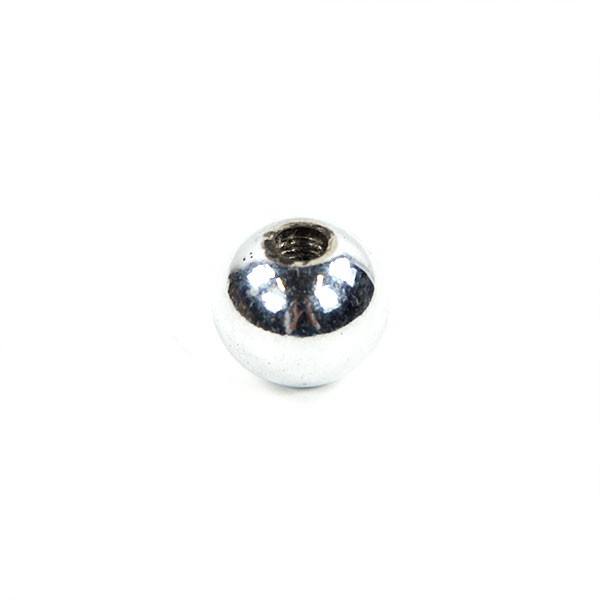 Chrome steel heating trackball