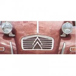 Grille 2CV stamped aluminum 1961-1965 D1171