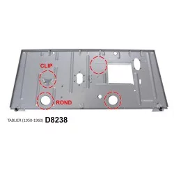Front firewall 2cv 1950-60 D8238