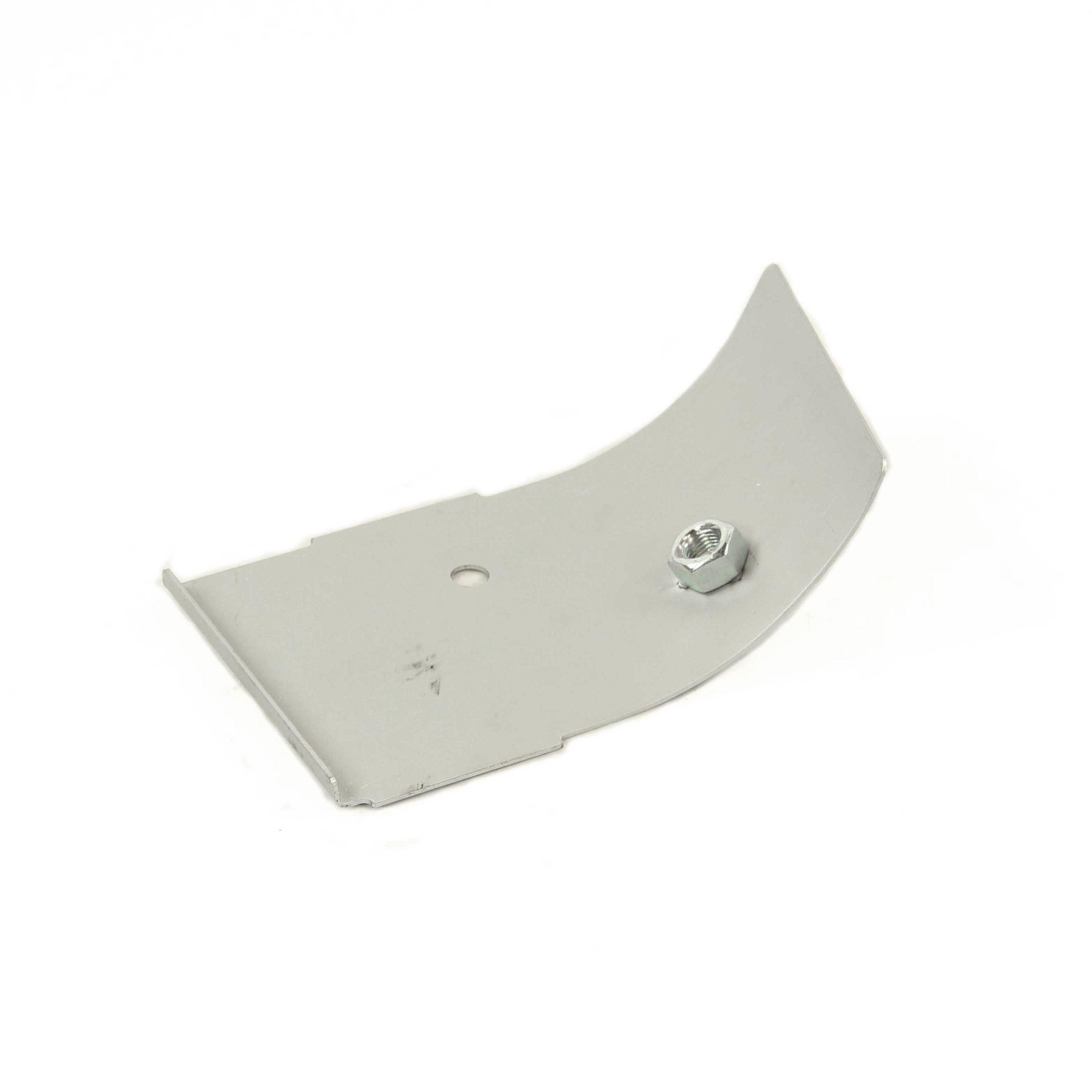 Left seat belt fixing panel