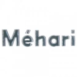 Monogramme MEHARI découpé chromé D1142-12
