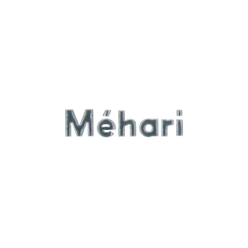 Monogramme MEHARI découpé chromé D1142-12