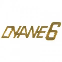 Monogramme DYANE 6 découpé doré D1142-15