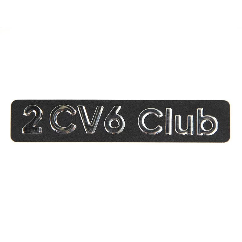 Monogram stainless steel 2CV6 CLUB D1142-3