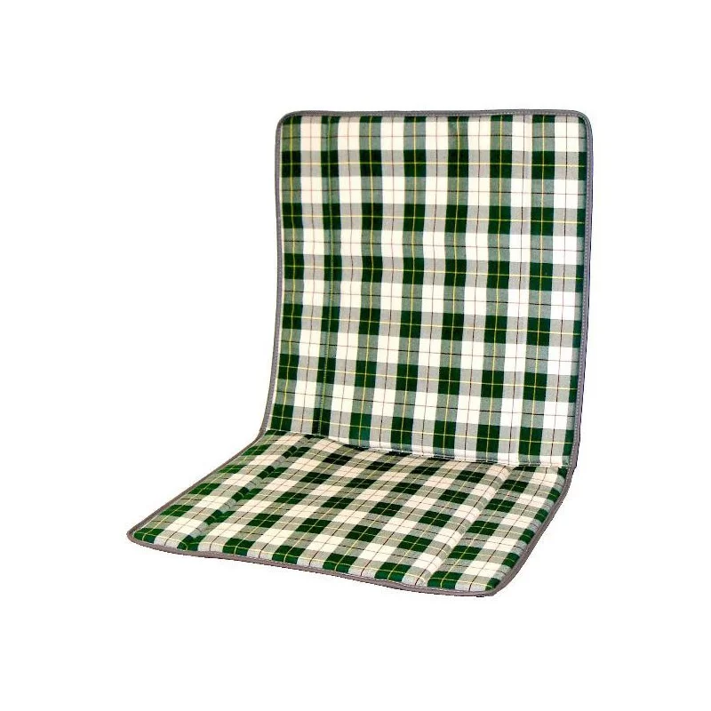 Seats upholstery Scottish Green and white D184