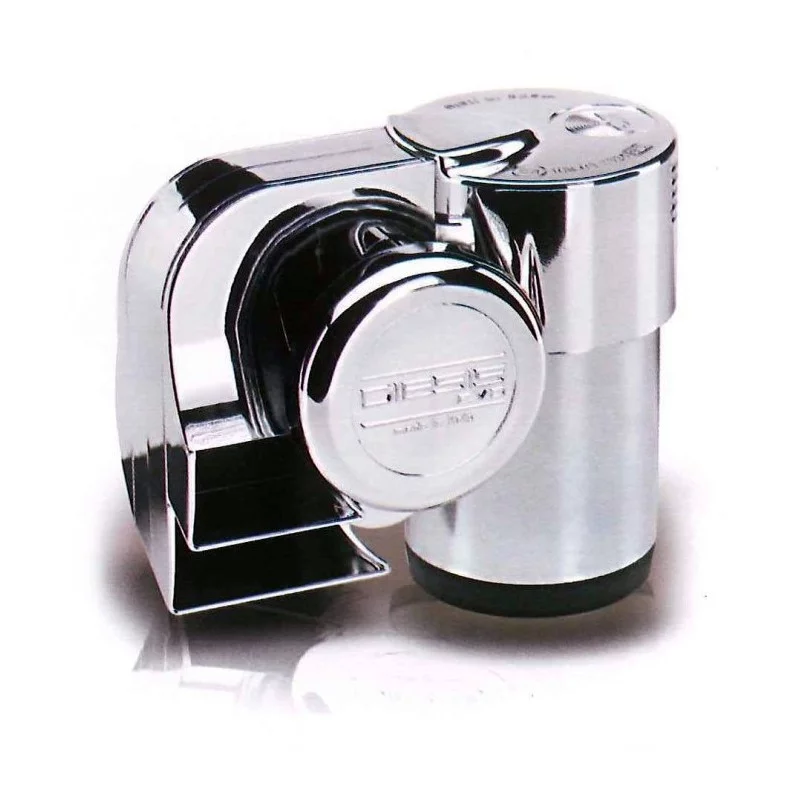 2-tone "70's" style chrome horn U215016