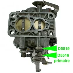 Primary throttle shaft spring carburetor side D5519