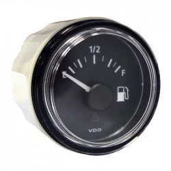 Black VDO fuel level gauge