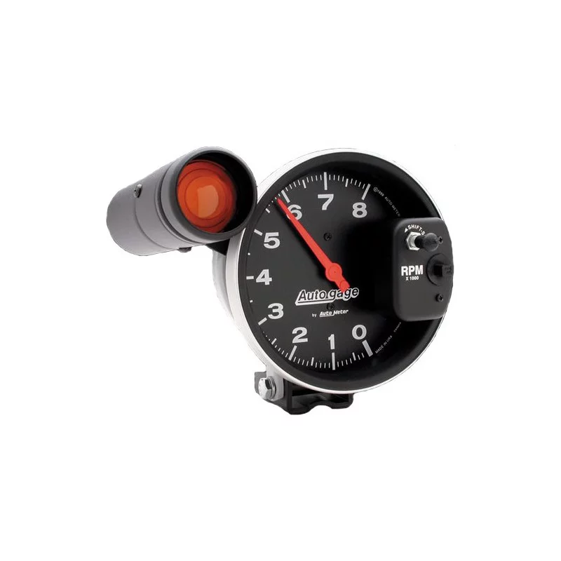 Compte-tours 52mm ELING 0-4000 Tr/min - Rétroéclairage Rouge - 9-30V Pour Tracteur Et Véhicules