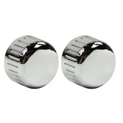 Set of 2 chrome-plated...