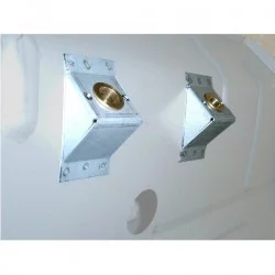 Support with brass rings for pedal floor 2cv D8736