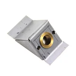 Support avec bague laiton pour plancher de pédales 2cv D8736