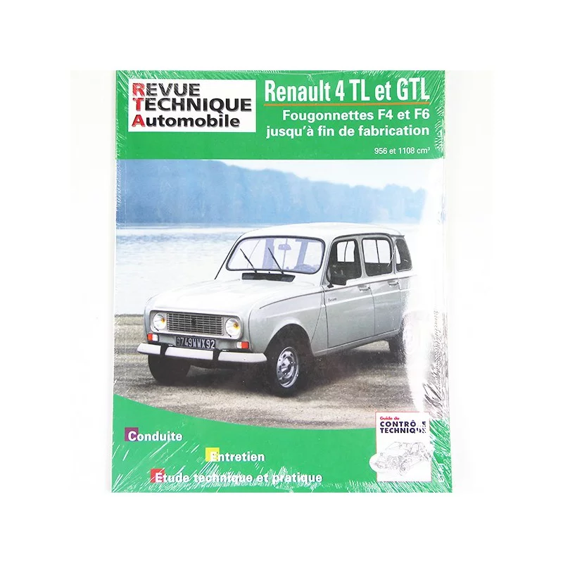 Revue technique RTA Renault 4 GTL - Retro Design, spécialiste pièces  détachées pour voitures anciennes