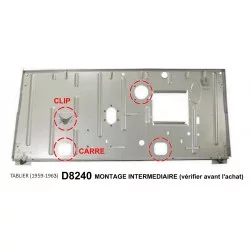 Front firewall 2cv 1959-63 D8240