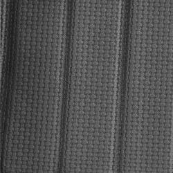 Front upholstery black skaï for 2cv vans D1973K