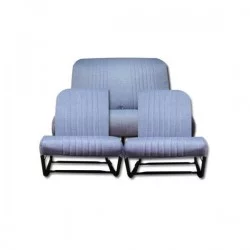 Seats upholstery 2CV DYANE ACADIANE Skaï Denim Blue Jean with sides D15