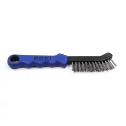 Brosse métallique coudée