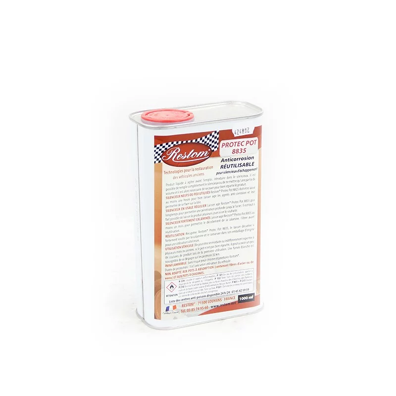 Anticorrosion intérieur réutilisable pour silencieux ProtecPot 8835 U424802