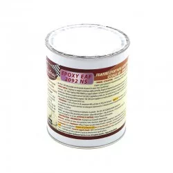 Peinture époxy anticorrosion noire à séchage à l'air EAF 2092-5kg NOIR SATINE ral 9005 U424806