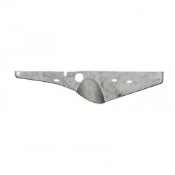 Front sealing panel between chassis and front left wing D8182-1