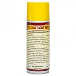 Bombe de vernis jaune pour look phares anciens YellowLight 8870 400ml U424813