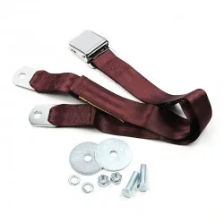 Ceinture style WOB 2 points gauche ou droite bordeaux U810405-BO