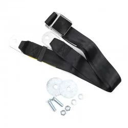 Ceinture style WOB 2 points gauche ou droite noire U810405-NR