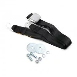 Ceinture style WOB 2 points gauche ou droite noire U810405-NR