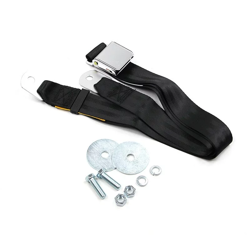 Ceinture style WOB 2 points gauche ou droite noire U810405-NR