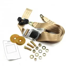 Ceinture style WOB 3 points gauche ou droite beige U810420-BG