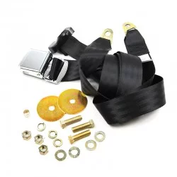Ceinture style WOB 3 points gauche ou droite noire U810420-NR