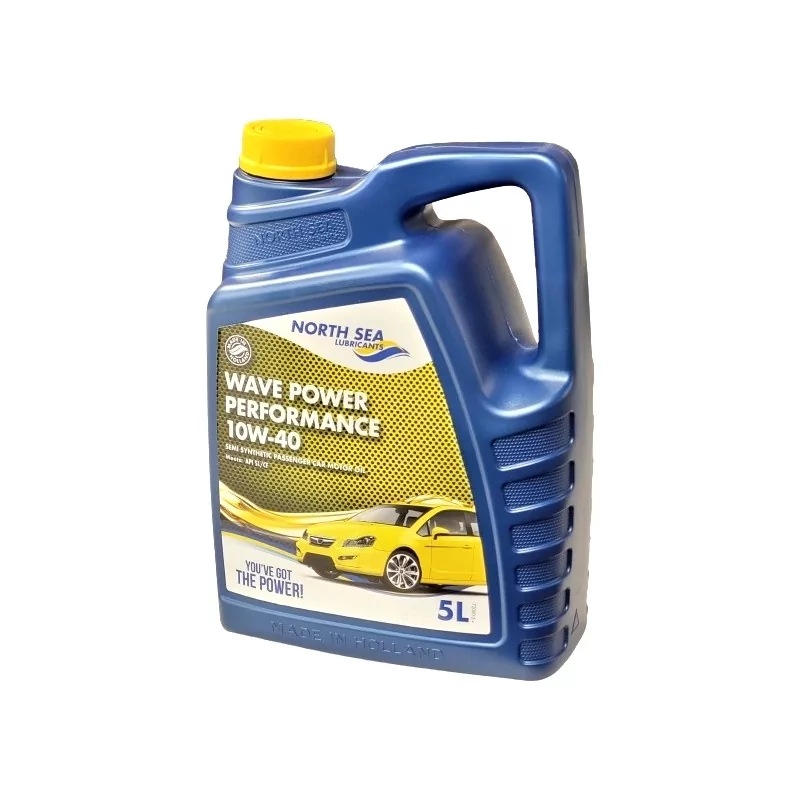 HUILE MOTEUR SEMI-SYNTHÉTIQUE ESSENCE ET DIESEL 10W40 EN BIDON DE 5 LITRES