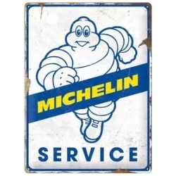 Painted embossed metal sign...